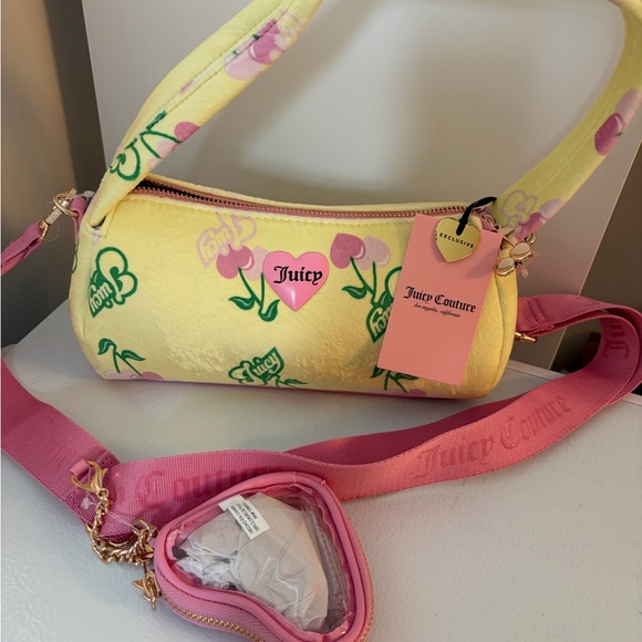 Juicy Couture Handbags - NEW JUICY COUTURE RETRO CHERRY SHOULDER BAG